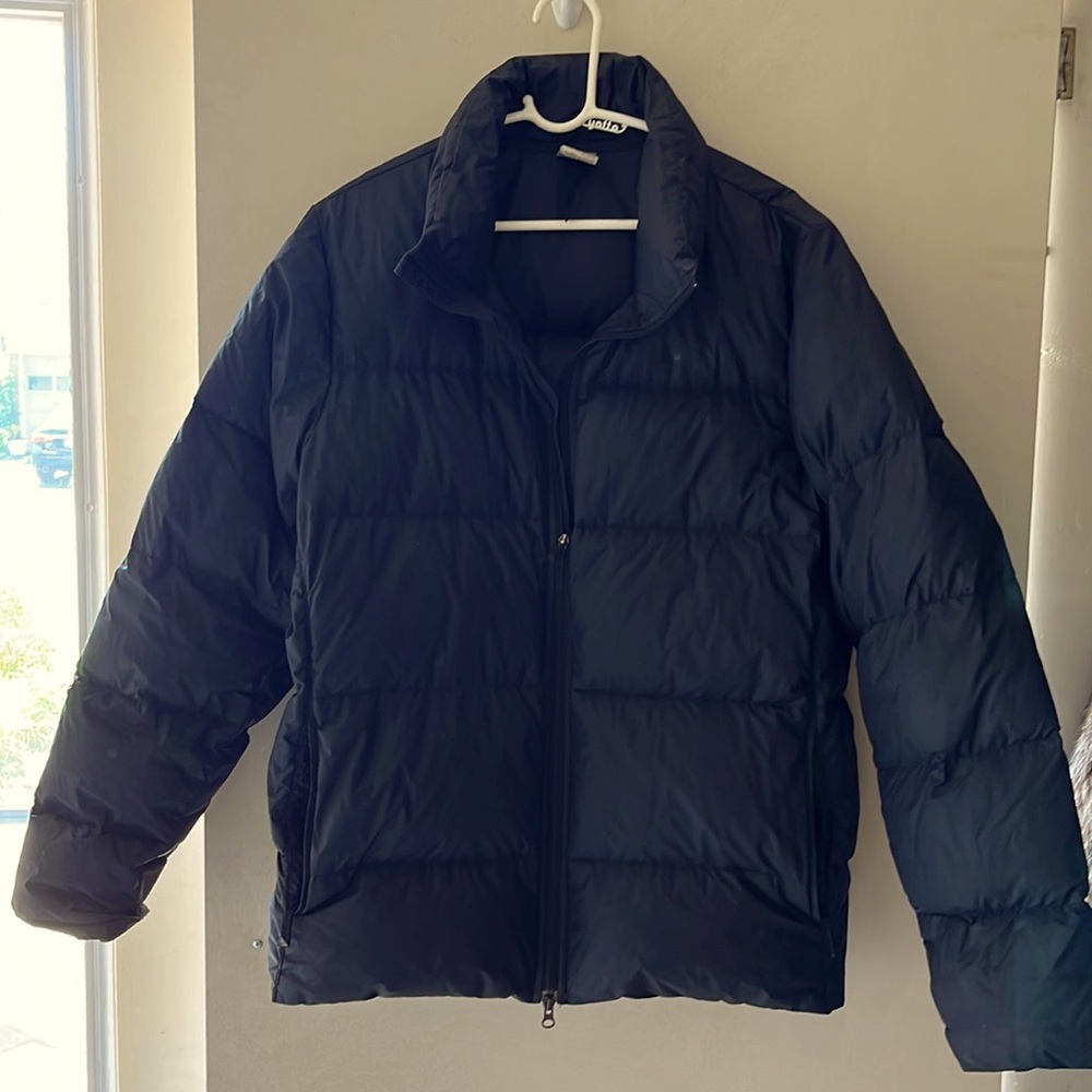 Nike Mens Down Jacket with Double Zipper Front 2 Pockets